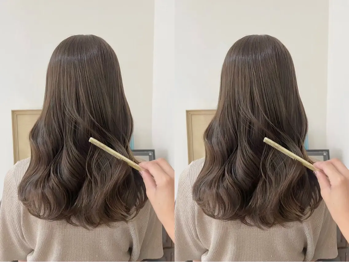ロング カラー 植野 さくらのヘアスタイル
