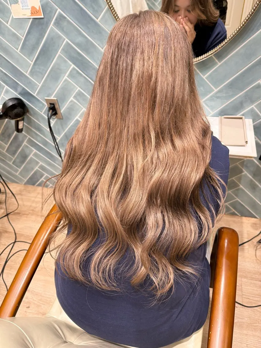 ロング カラー ヘアカラー ✨武蔵小杉💎カラー 💋YUMENO🩷のヘアスタイル