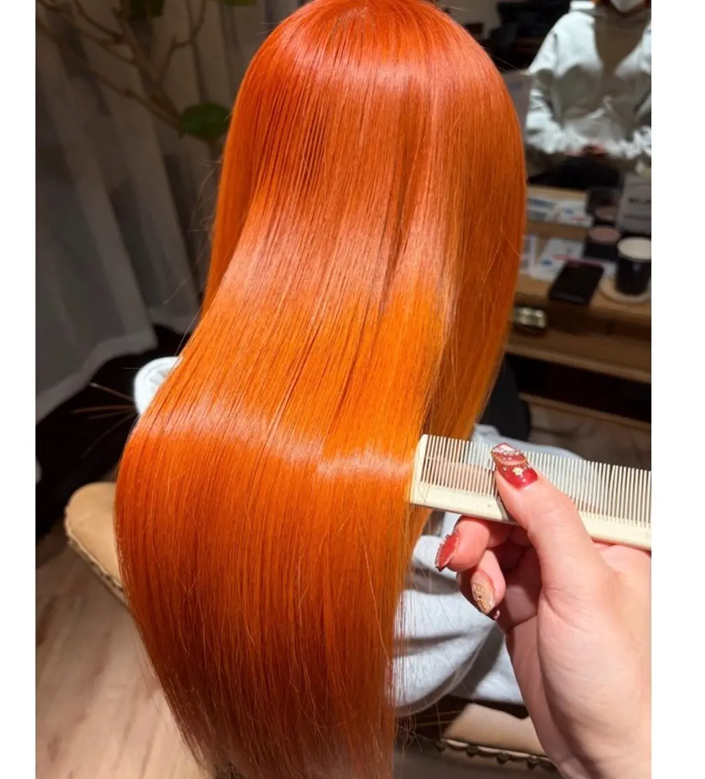 カラー ヘアカラー 梶 瑞希のヘアスタイル