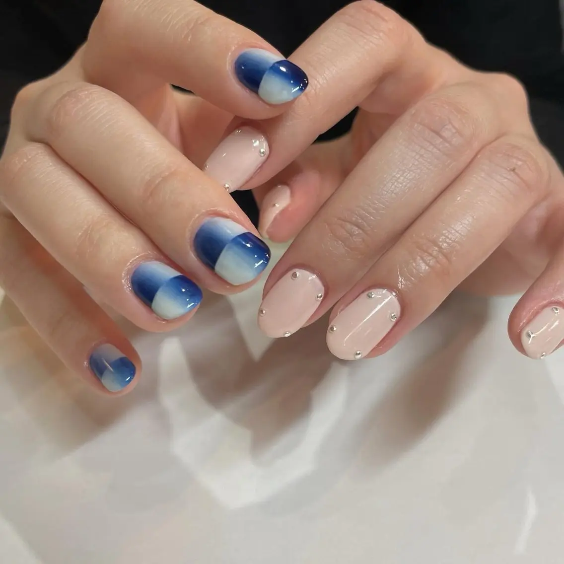 ネイル ハンドネイル 一癖/ニュアンス 韓国ネイル/YURIのネイルデザイン