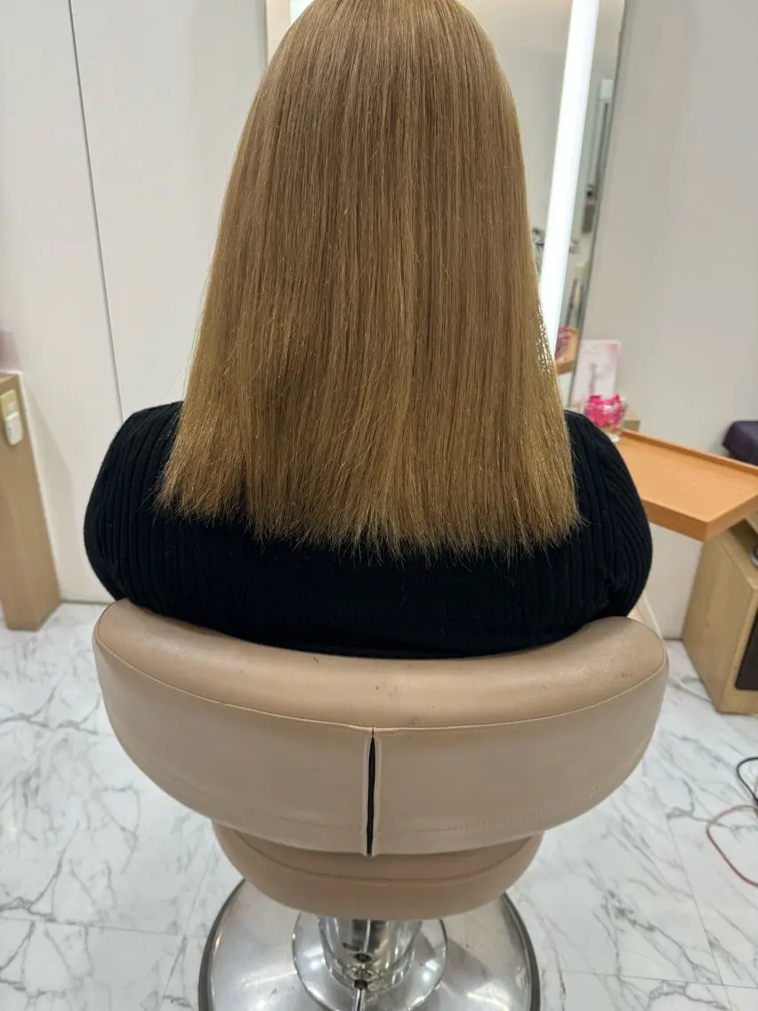 ミディアム シールエクステ エクステ 韓国風ヘア 当日予約OKカット モデル濱川響太のヘアスタイル
