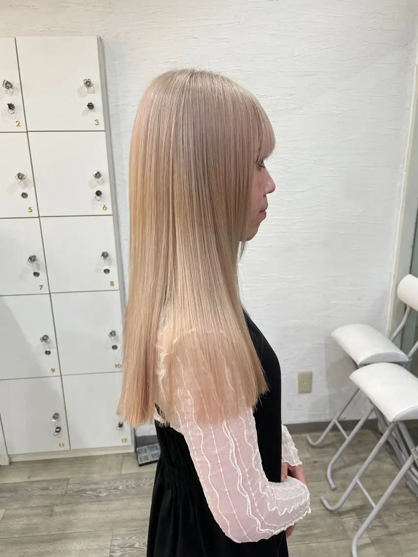 ロング カラー ヘアカラー トリートメント ミユル/ 盛れるエクステ🎀✨のヘアスタイル