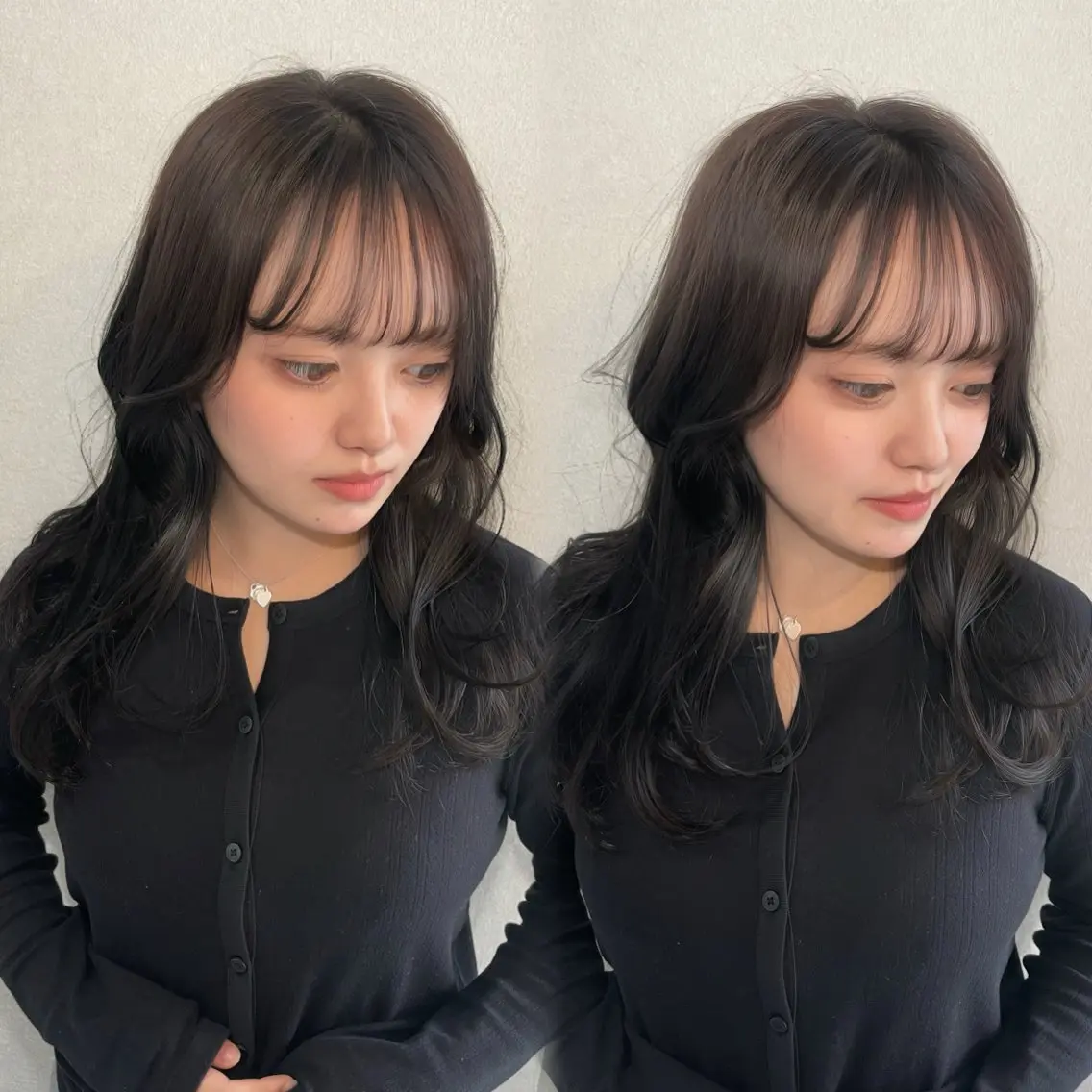 セミロング レイヤーカット カット ヘアカラー トリートメント 似合わせカット/ 顔周りカット/まりなのヘアスタイル