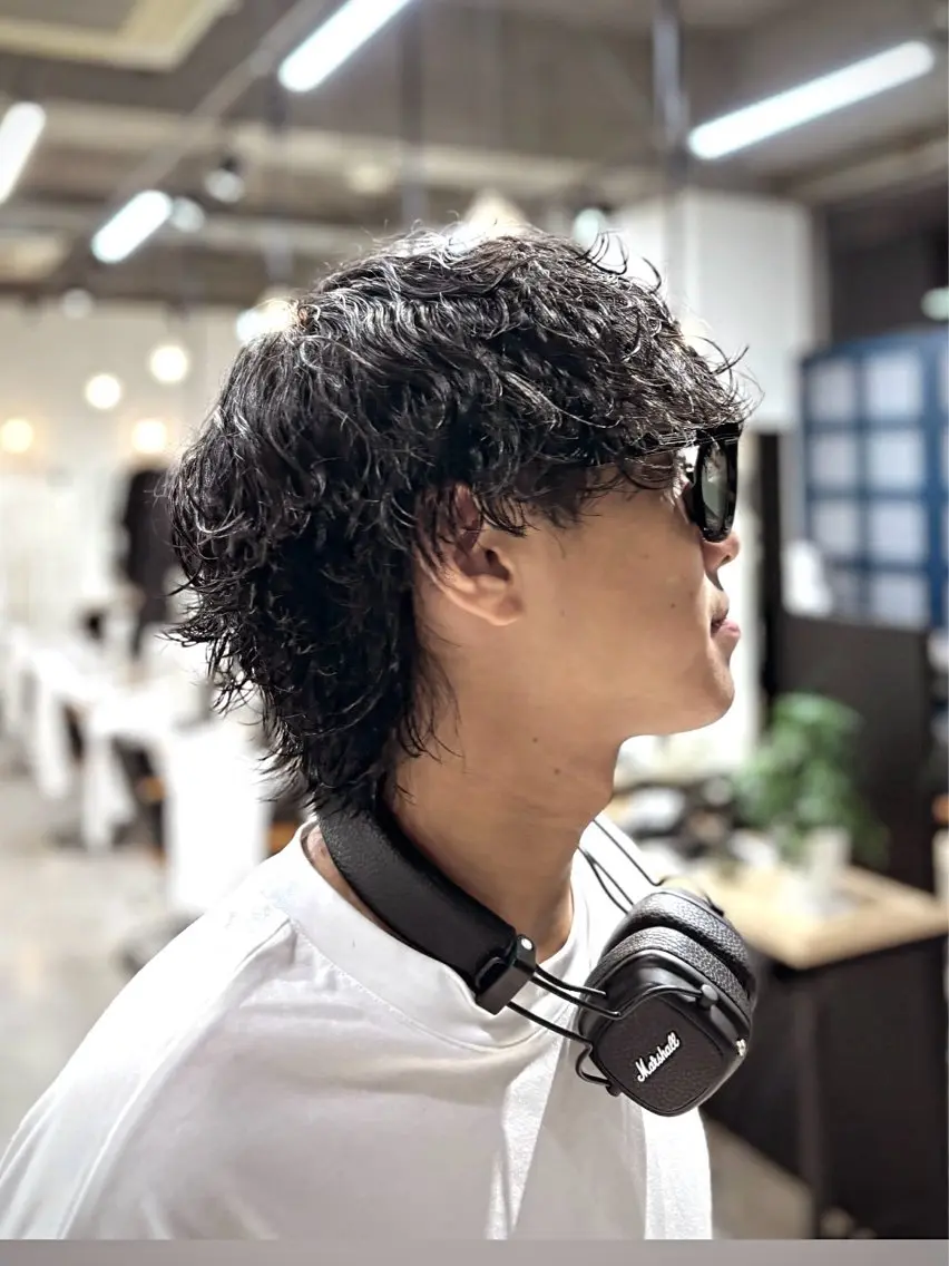 ミディアム ミディアムパーマ カット パーマ Shu ✄﻿/ giinii 横浜のヘアスタイル