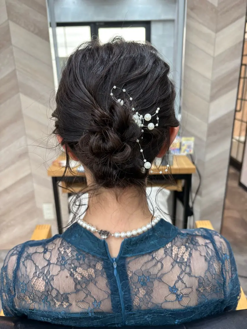 ショート ヘアアレンジ ボブ ヘアセット SHANTi 飯塚 ヘアセット/髪質改善のヘアスタイル