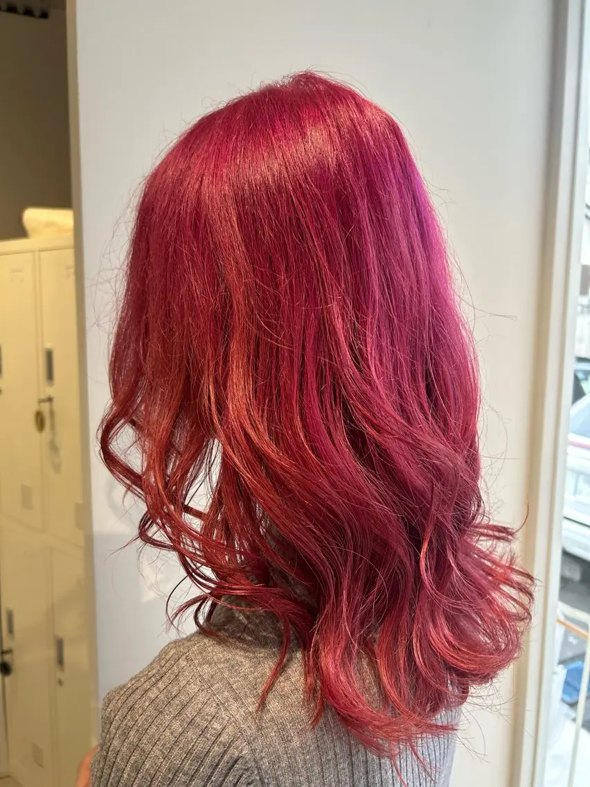 ミディアム ヘアカラー 💎韓国カラー Giness坂下巧のヘアスタイル