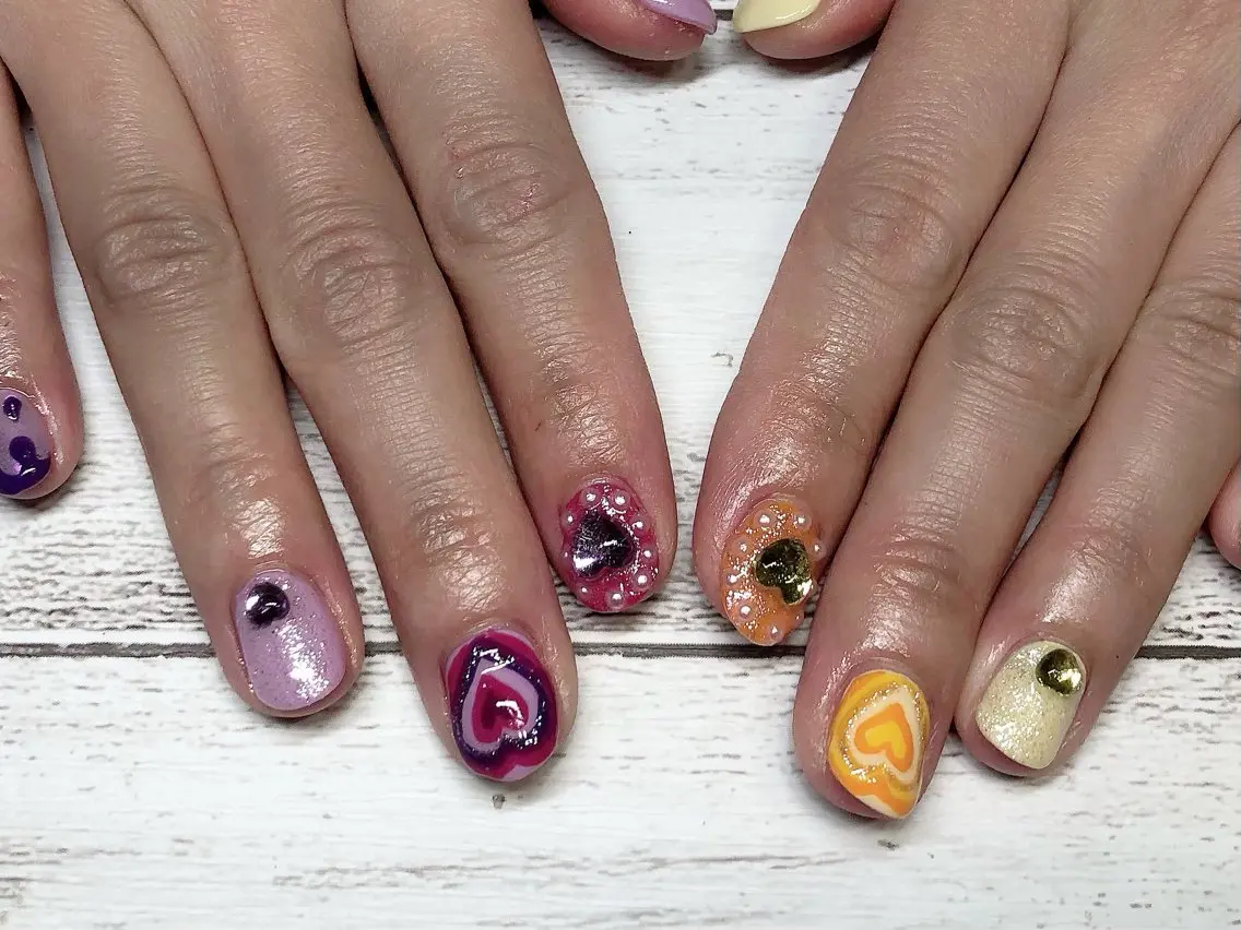 ネイル ハンドネイル Rグループ felizのネイルデザイン