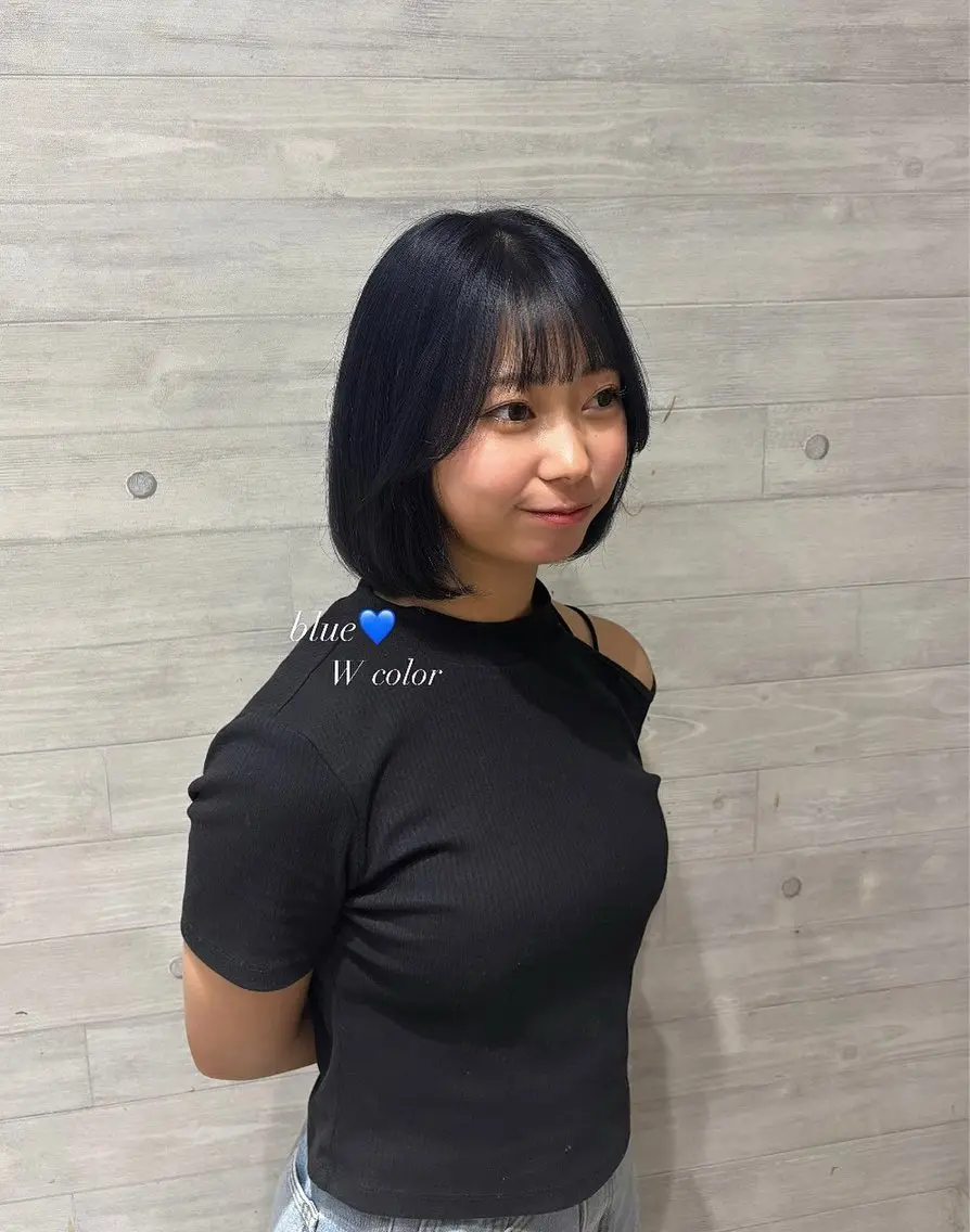 ショート カラー 透明感カラー/ボブ /cocoro💜のヘアスタイル