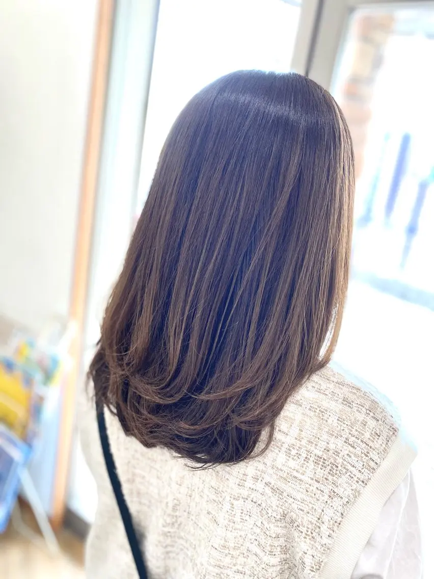 ロング カラー 堀 大輔のヘアスタイル