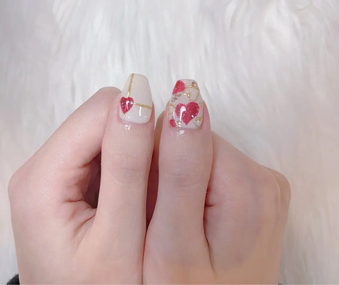 ネイル アートネイル チークネイル フラッシュネイル フットネイル フレンチネイル red veil ネイルのネイルデザイン