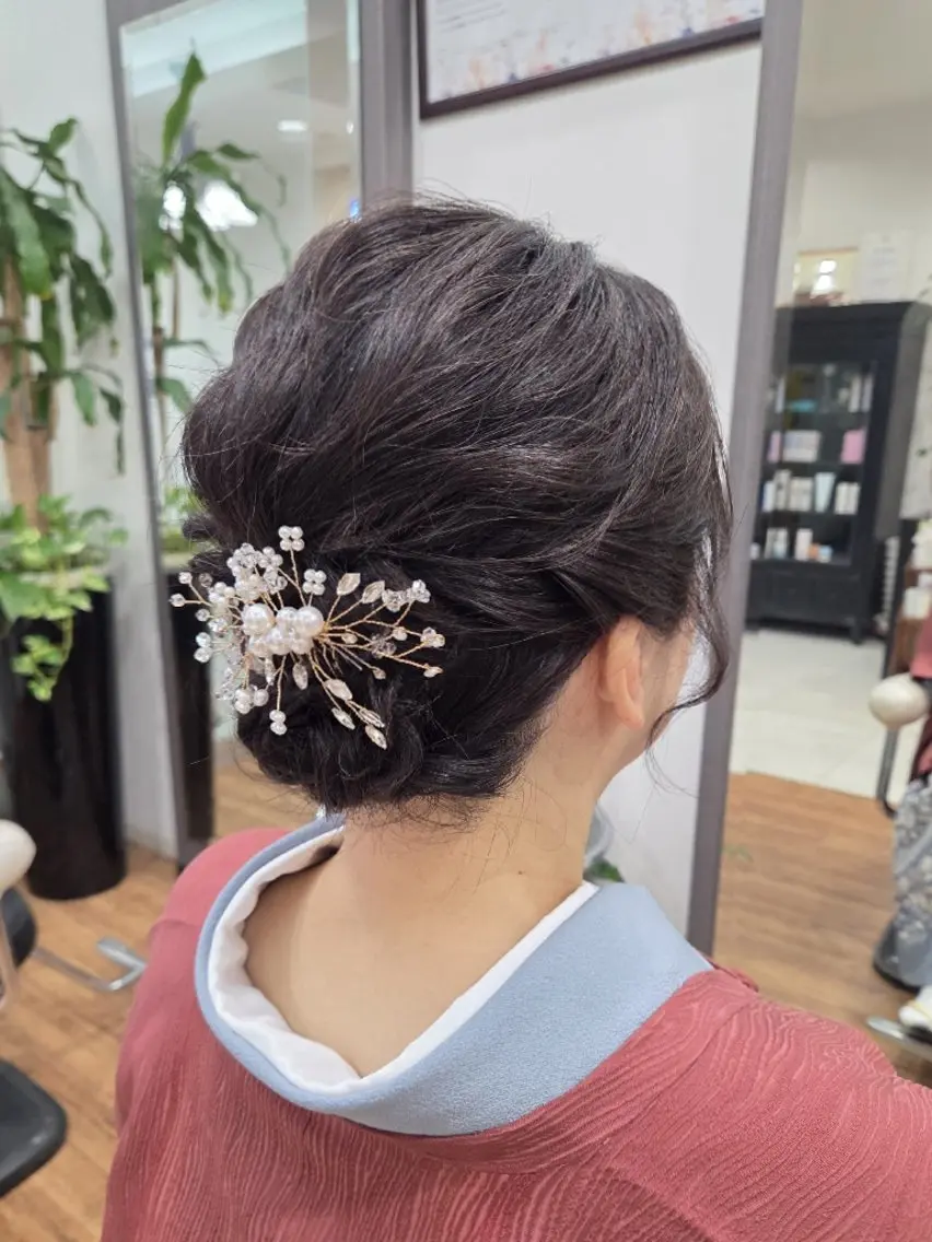 ヘアセットの写真