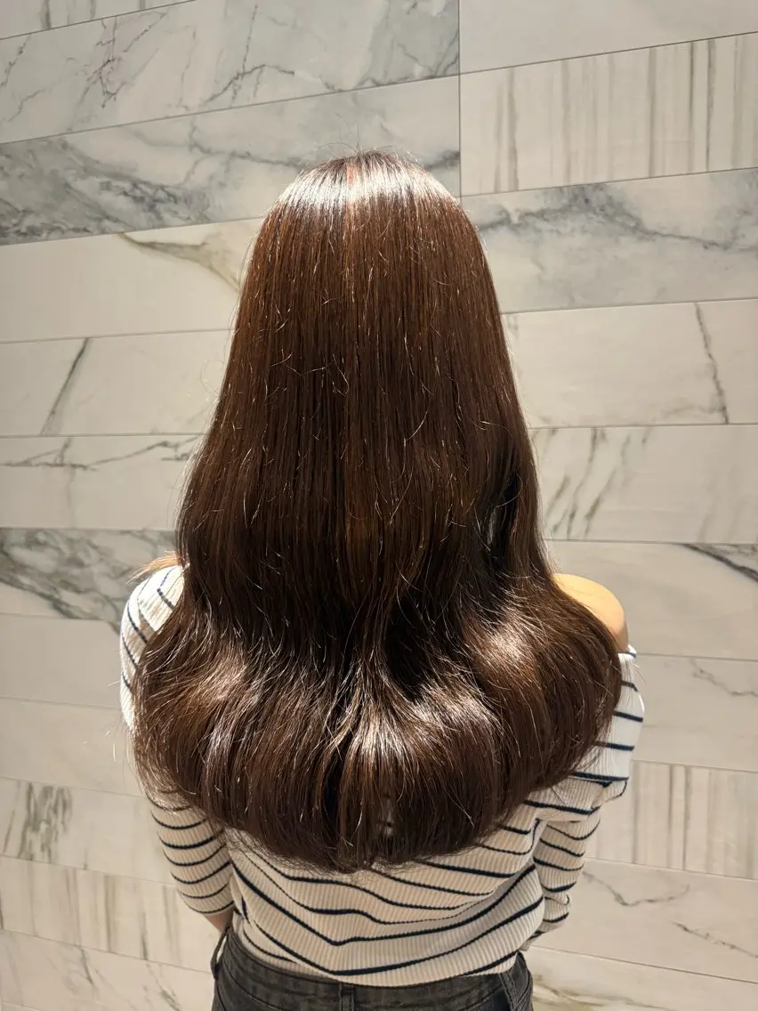 ロング 韓国風ヘア 銀座/🎀 𝑹𝒖𝒂𝒏🎀のヘアスタイル