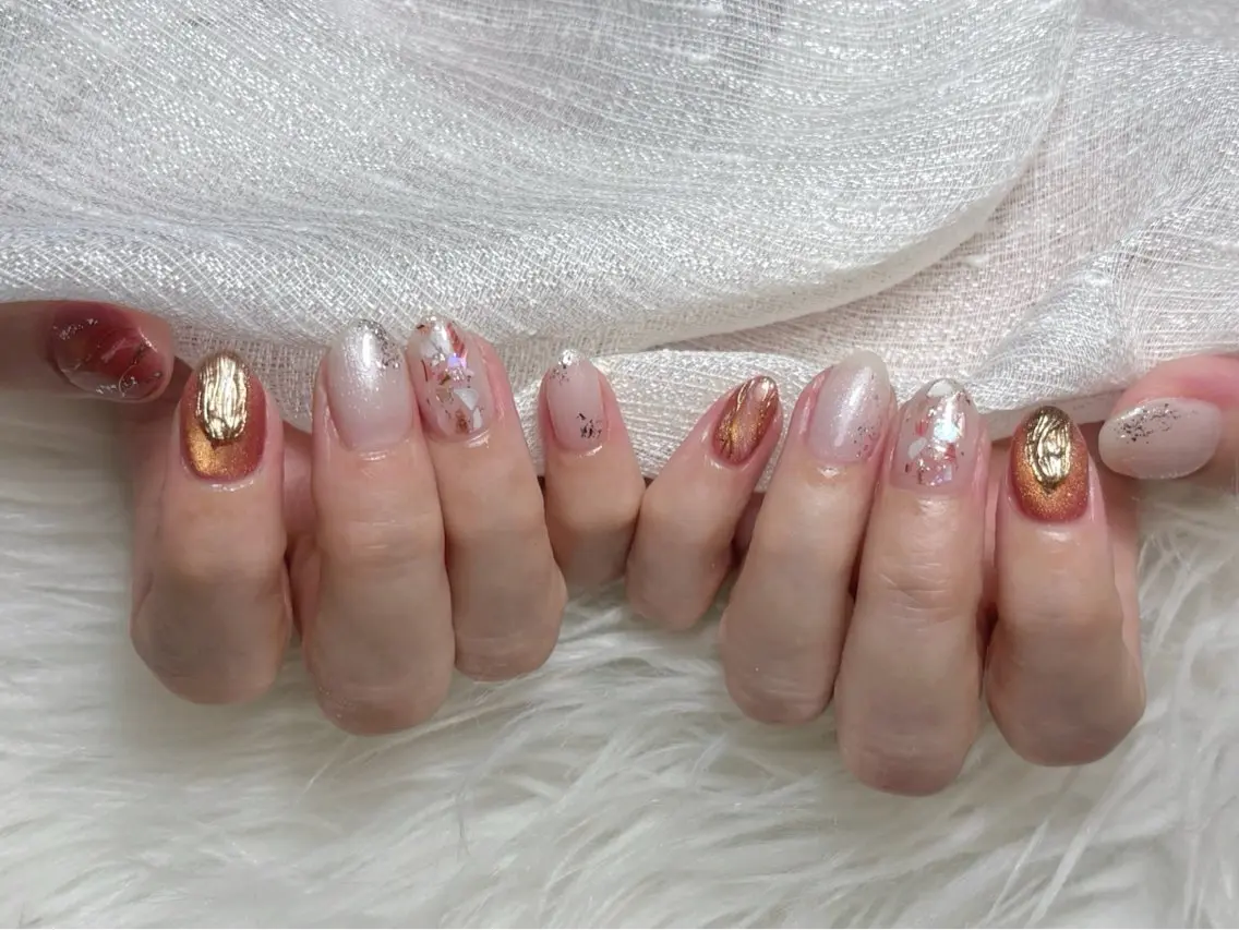 ネイル ハンドネイル Eclat［ｴｸﾗ］ Yuriのネイルデザイン