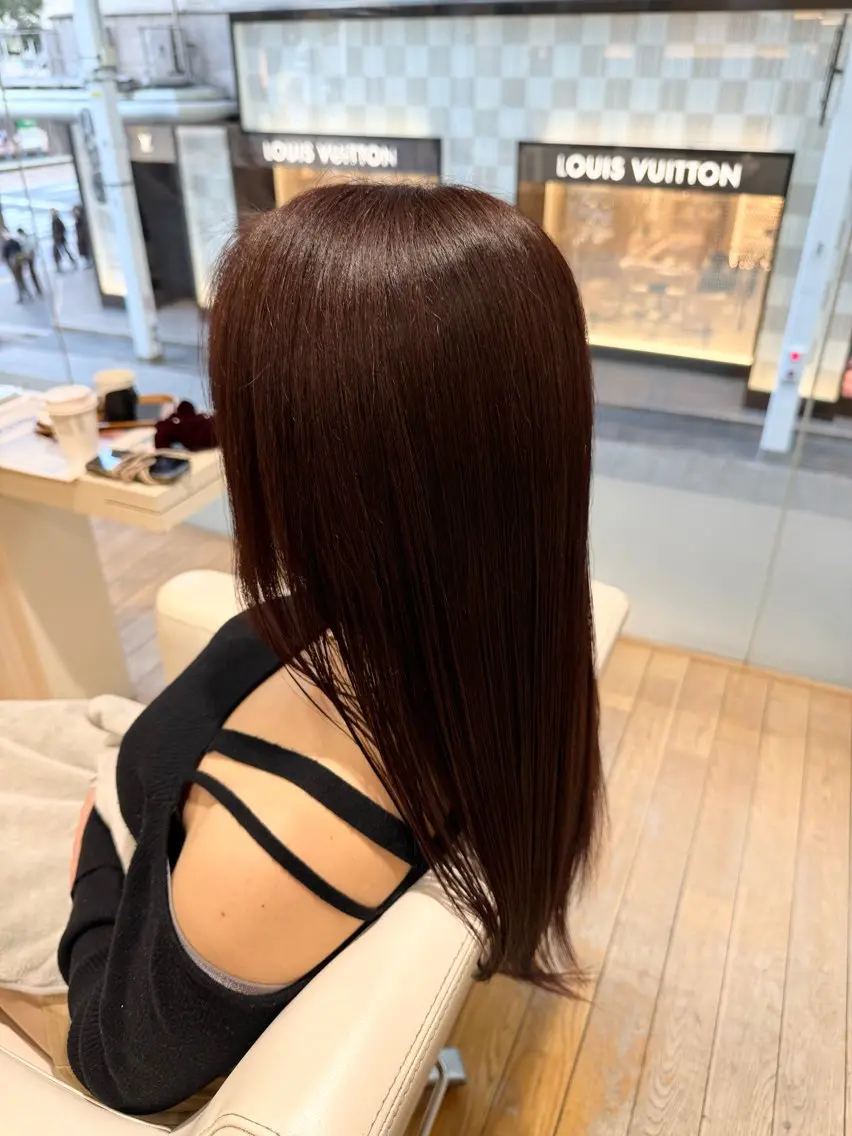 カラー ヘアカラー femme 當田 莉央のヘアスタイル