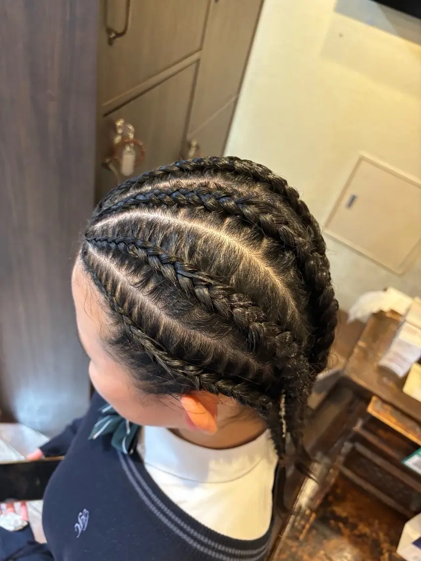 キッズ 坂野 結子のヘアスタイル