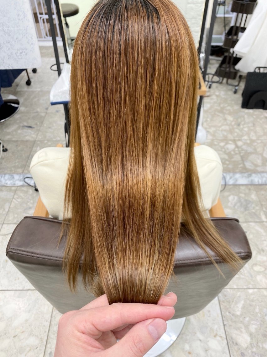 ロング カラー 🌹髪質改善カラー 高発色 西郷🌹のヘアスタイル