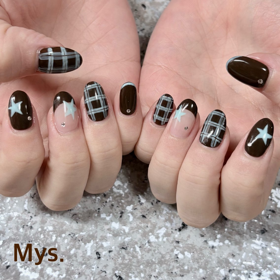ネイル ハンドネイル Mys. 三上紗紀のネイルデザイン
