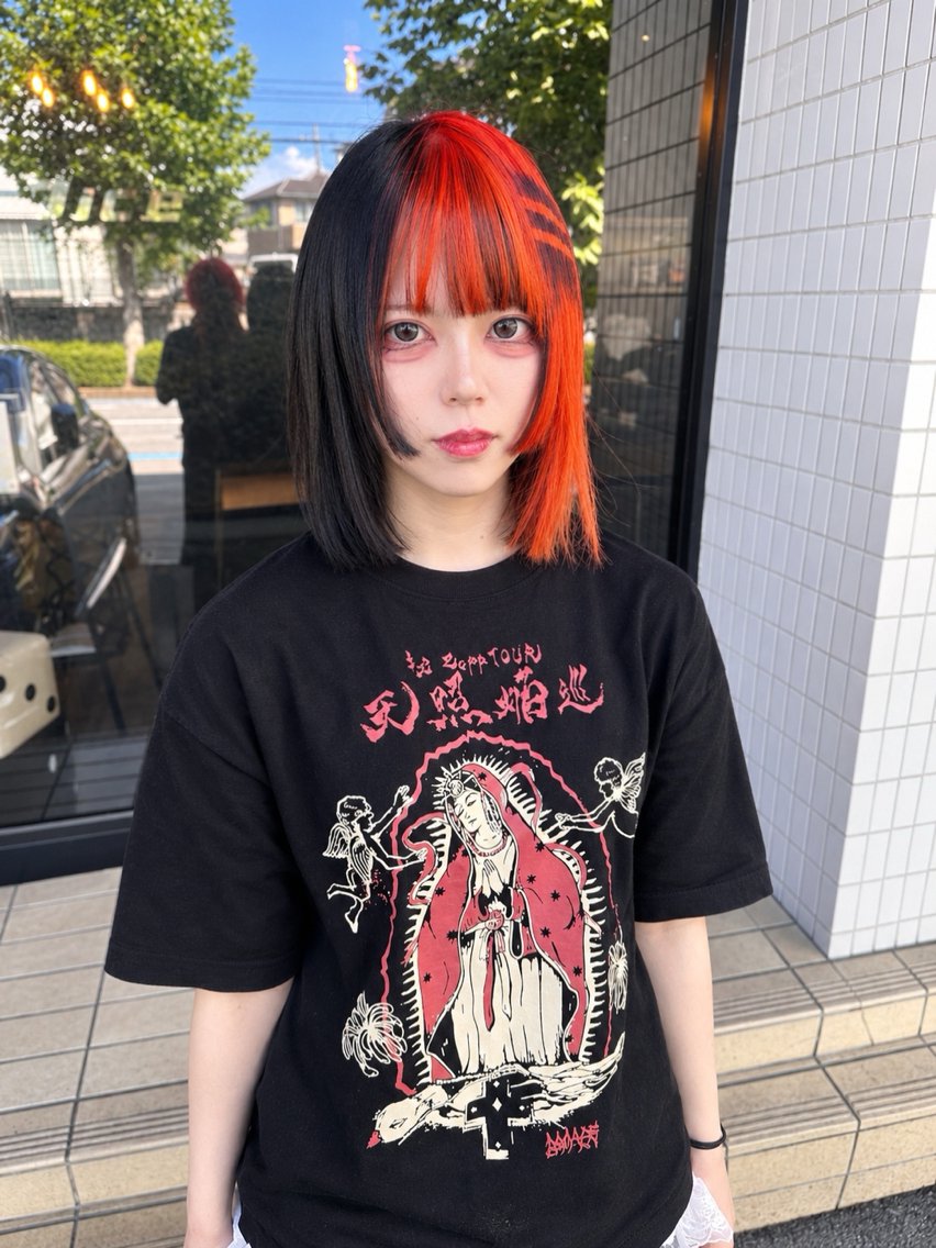 ミディアム タカツド ユウキのヘアスタイル