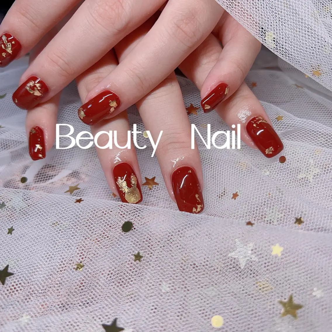 ネイル 長さ出し ジェルネイル Moonstone Salonのネイルデザイン