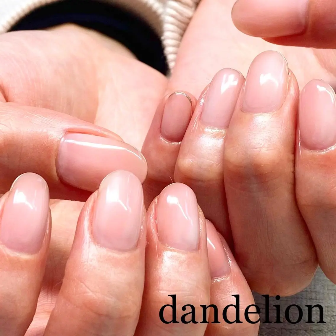 ネイル ハンドネイル ハンドケア dandelion ダンデライオンのネイルデザイン