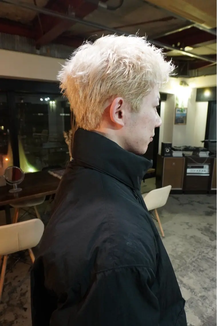 メンズ🔹スパイキーショートカット➕眉カットの写真