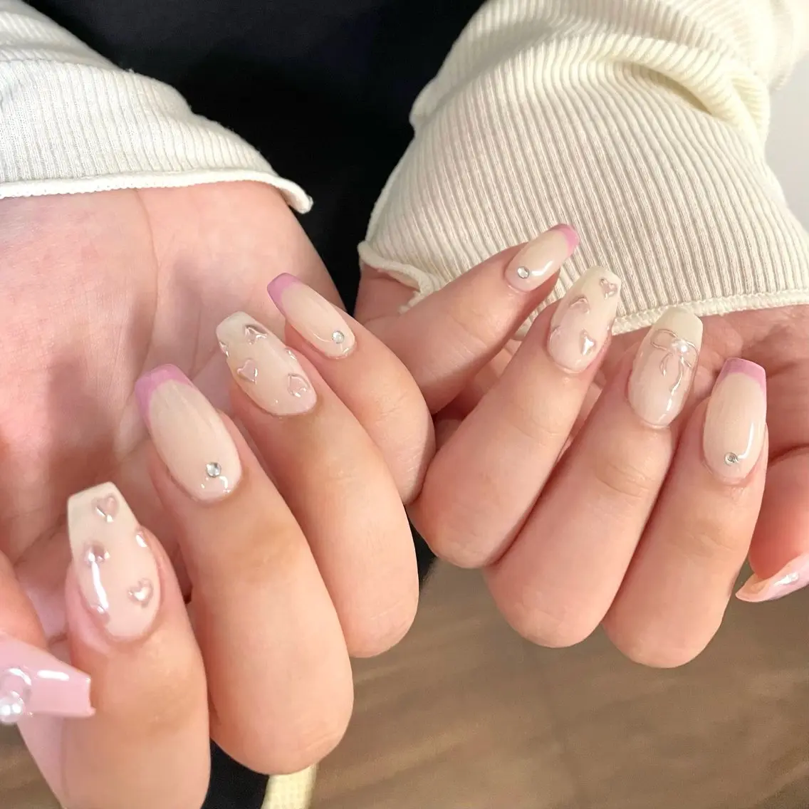 ネイル 長さ出し ネイルチップ nail salon BOM（ポム）のネイルデザイン