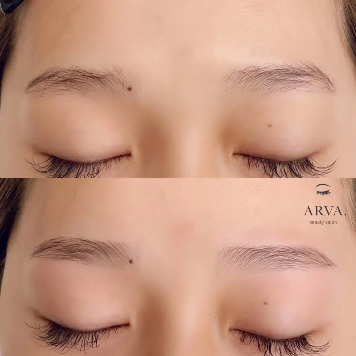 アイブロウ ワックス脱毛 Arva salonのマツエク・マツパデザイン
