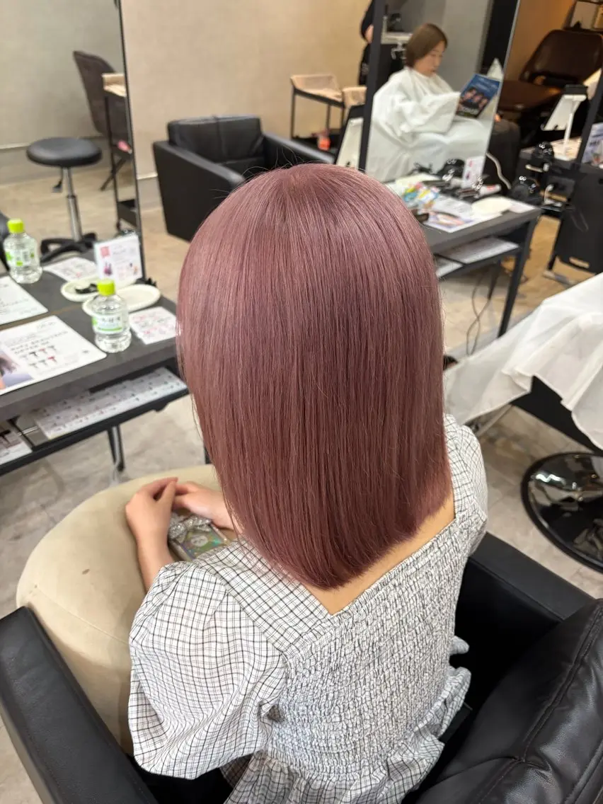 ミディアム ヘアカラー 橋本宇汰/カラー リスト/草津徒歩5分のヘアスタイル