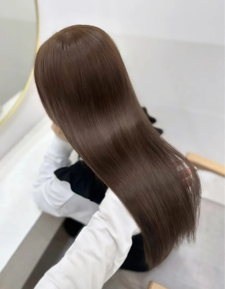 カラー 🎀sakura🎀 艶髪/韓国/ワンホンのヘアスタイル