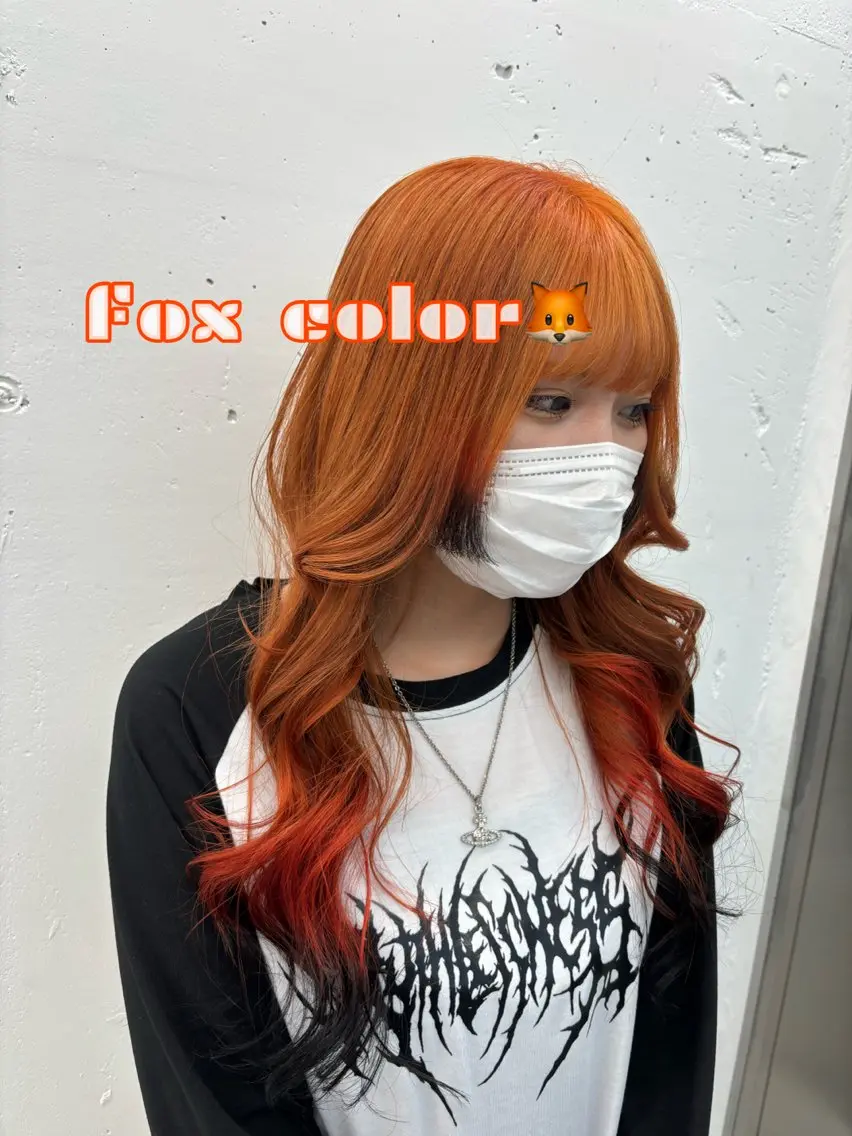 ロング カラー 狐カラー 🫧‪Ameri🫧 Emma ecoleのヘアスタイル