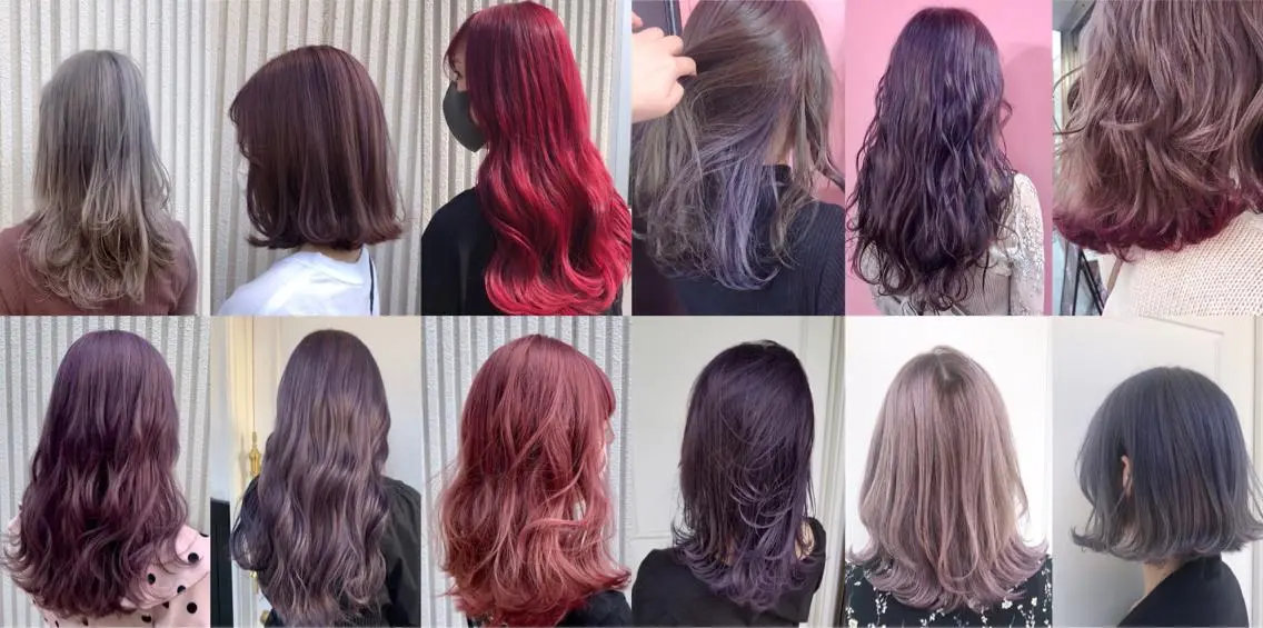 セミロング カラー 川俣 洋仁のヘアスタイル