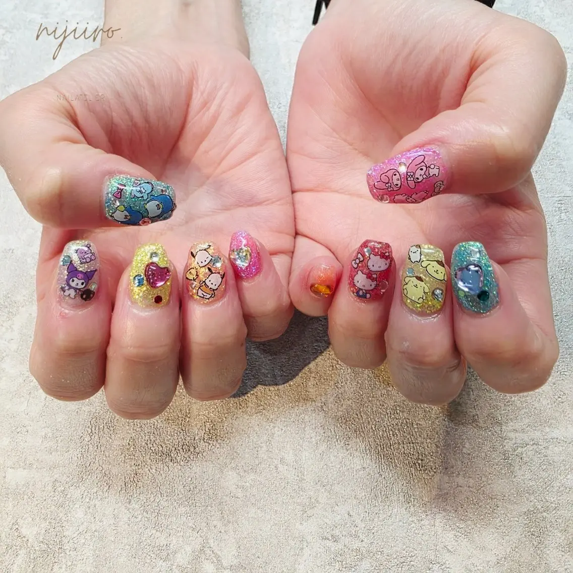 ネイル ハンドネイル nijiiro🌈 サトウのネイルデザイン