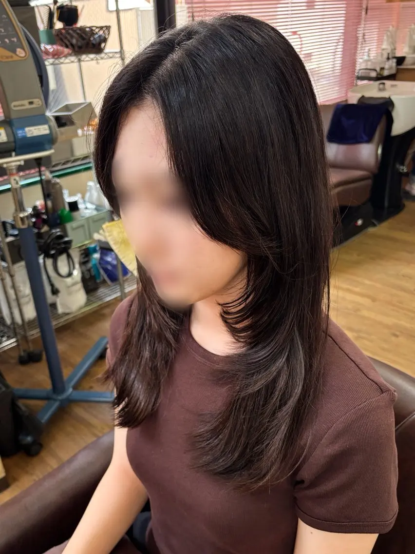 ロング カット . kanokoのヘアスタイル
