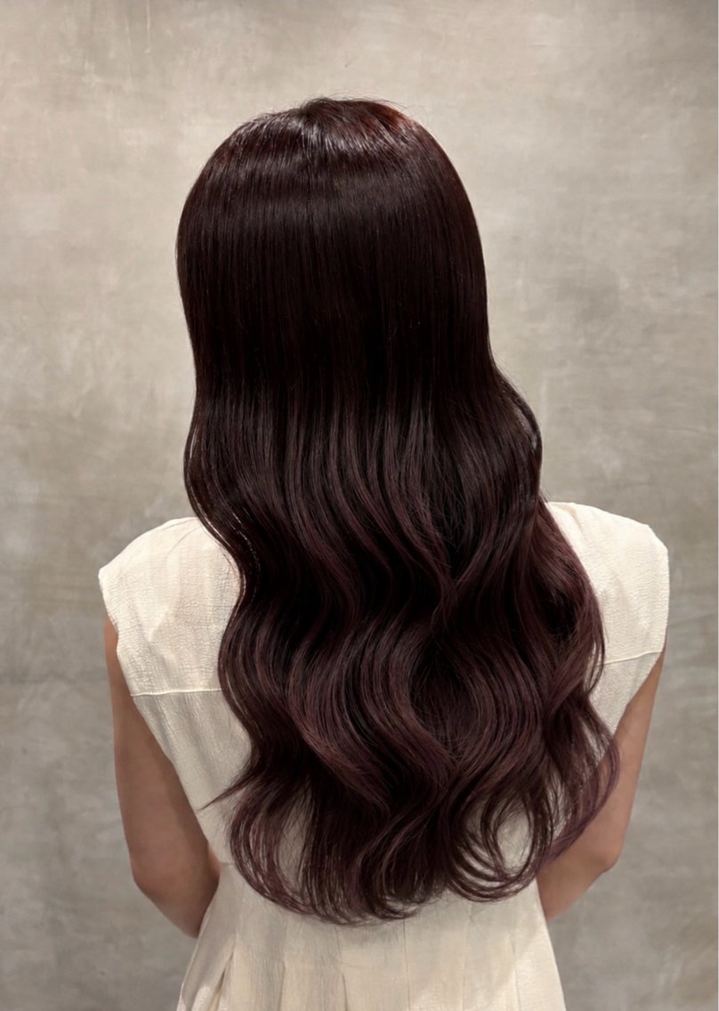 ロング カラー ブラウンカラー ピンクカラー ピンクブラウン ヘアカラー トリートメント 🤍艶モテカラー♡ ブラウン🤍Rimiのヘアスタイル