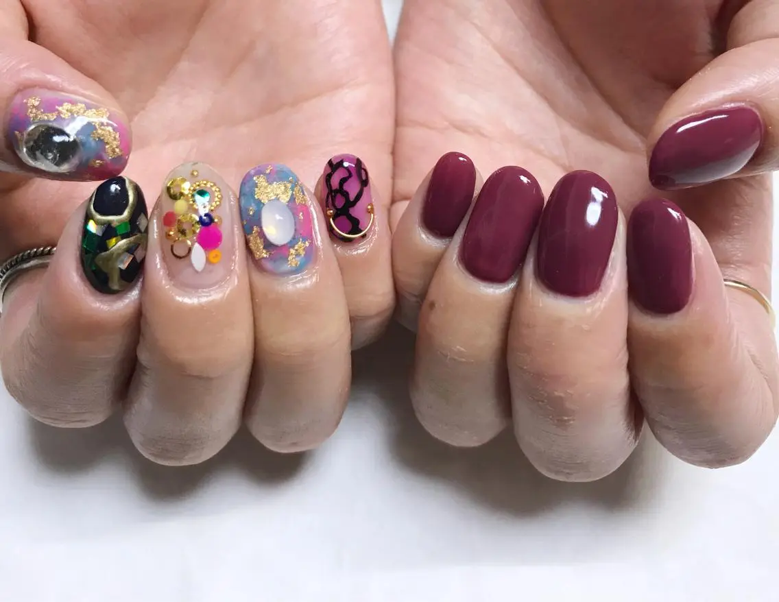 ネイル ハンドネイル nail salon en familleのネイルデザイン