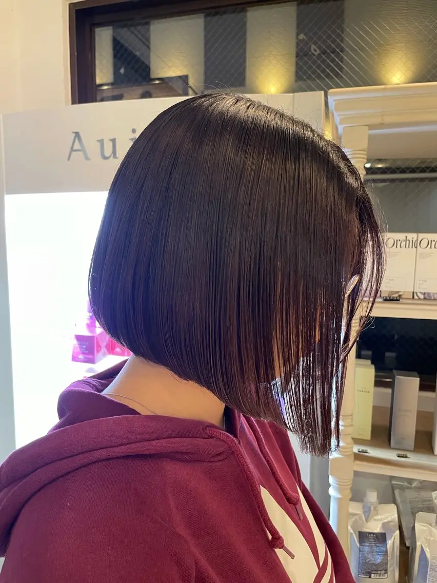 ミディアム ボブ ボブカット 佐々木 祐太のヘアスタイル