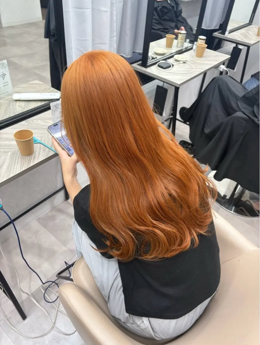 ロング カラー 似合わせカラー/ ベージュ いちご🍓のヘアスタイル