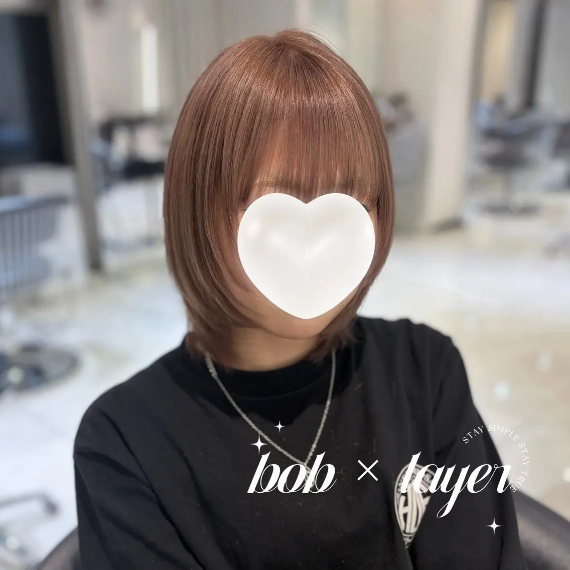 ショート レイヤー/ハイトーン 🤍reina🤍のヘアスタイル