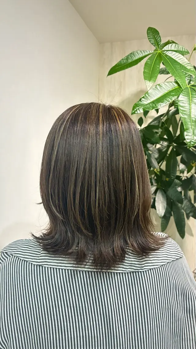 【　ハイライト💫　】　　　　　　　　　　　　カラー　+ ハイライトの写真