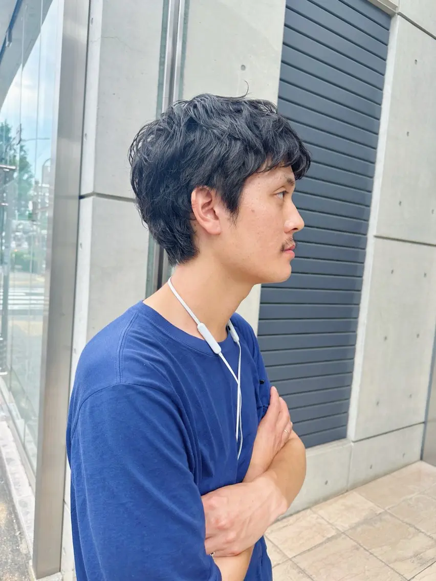 メンズ カット パーマ 🌈村松滉太髪質改善 レイヤーカット🌈のヘアスタイル
