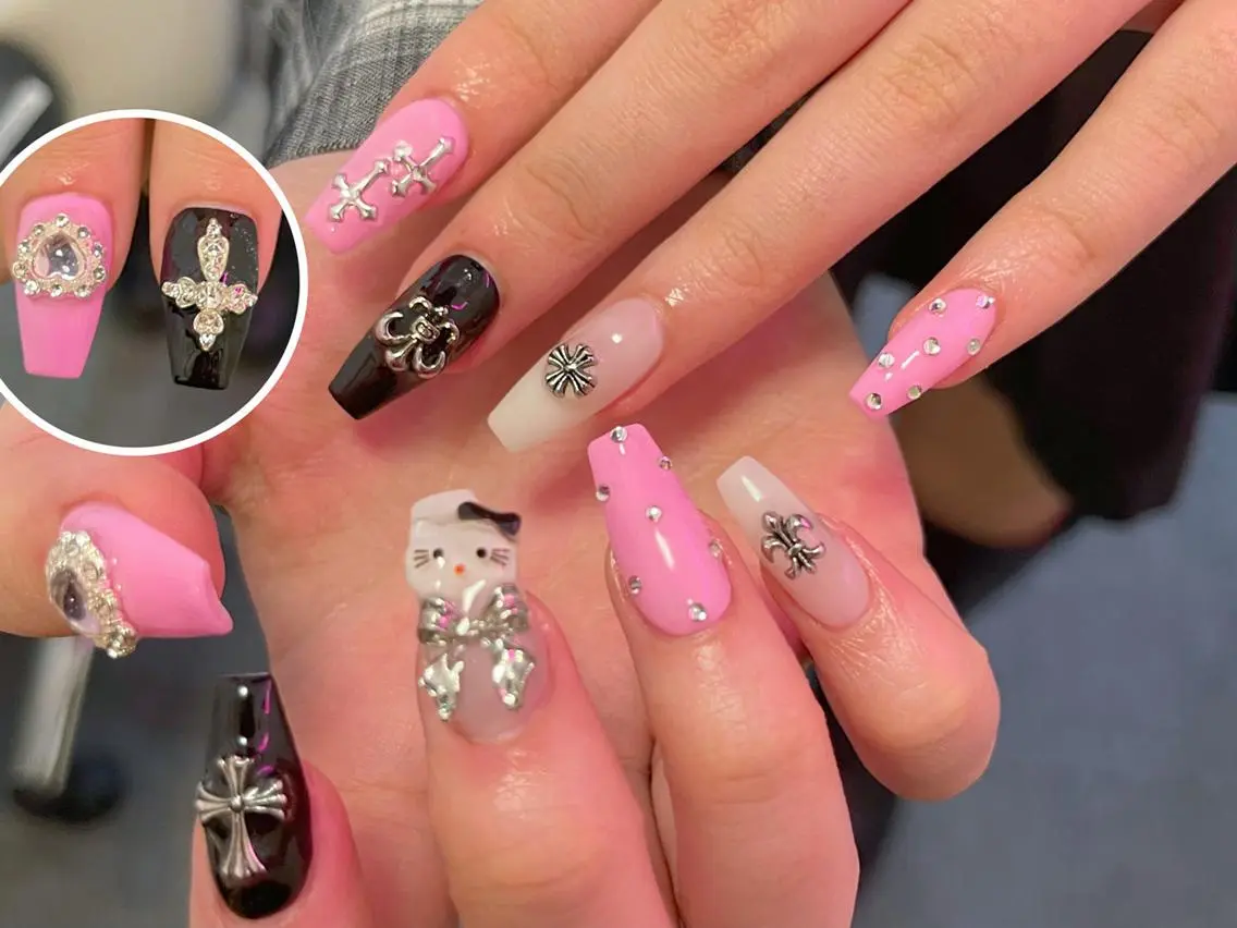 ネイル オーロラネイル 長さ出し フットネイル フレンチネイル ジェルネイル ハンドネイル RiRi Belle Nail池袋のネイルデザイン