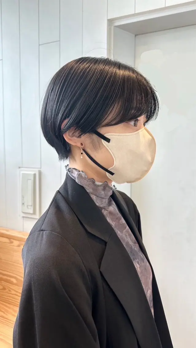 ショート 久保 嗣温のヘアスタイル