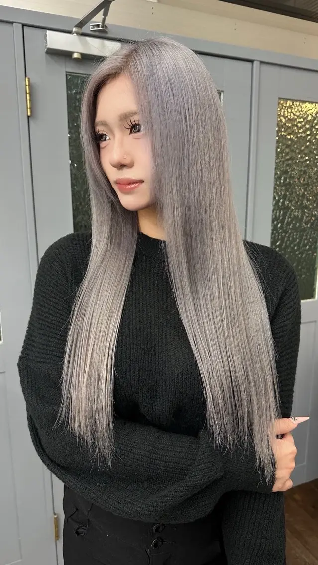 カラー ブリーチ ハイトーンカラー ヘアカラー ブリーチ/ハイトーン 名古屋栄 リカのヘアスタイル