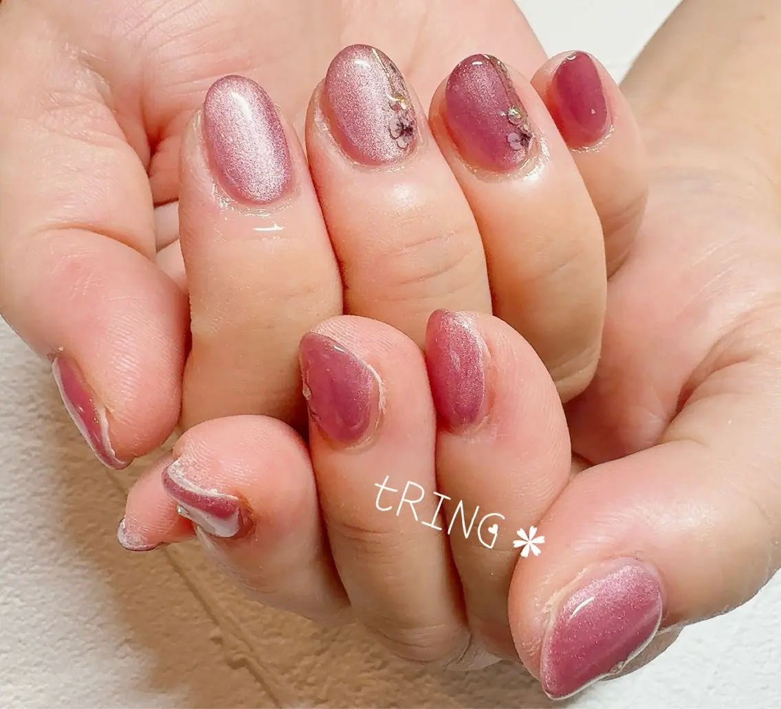 ネイル ハンドネイル tRING＊ しいの木台のネイルデザイン