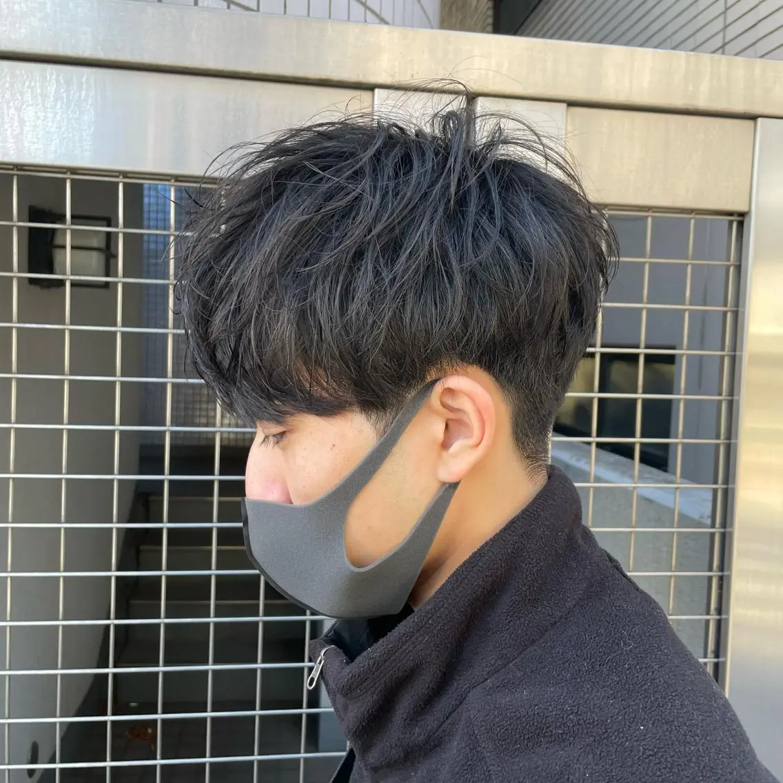 ショート メンズ カット 【メンズ縮毛矯正】 田中秀斗のヘアスタイル