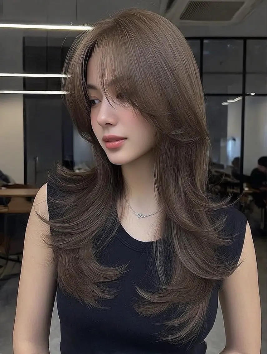 ロング yuumi／透明感 カラー♩のヘアスタイル