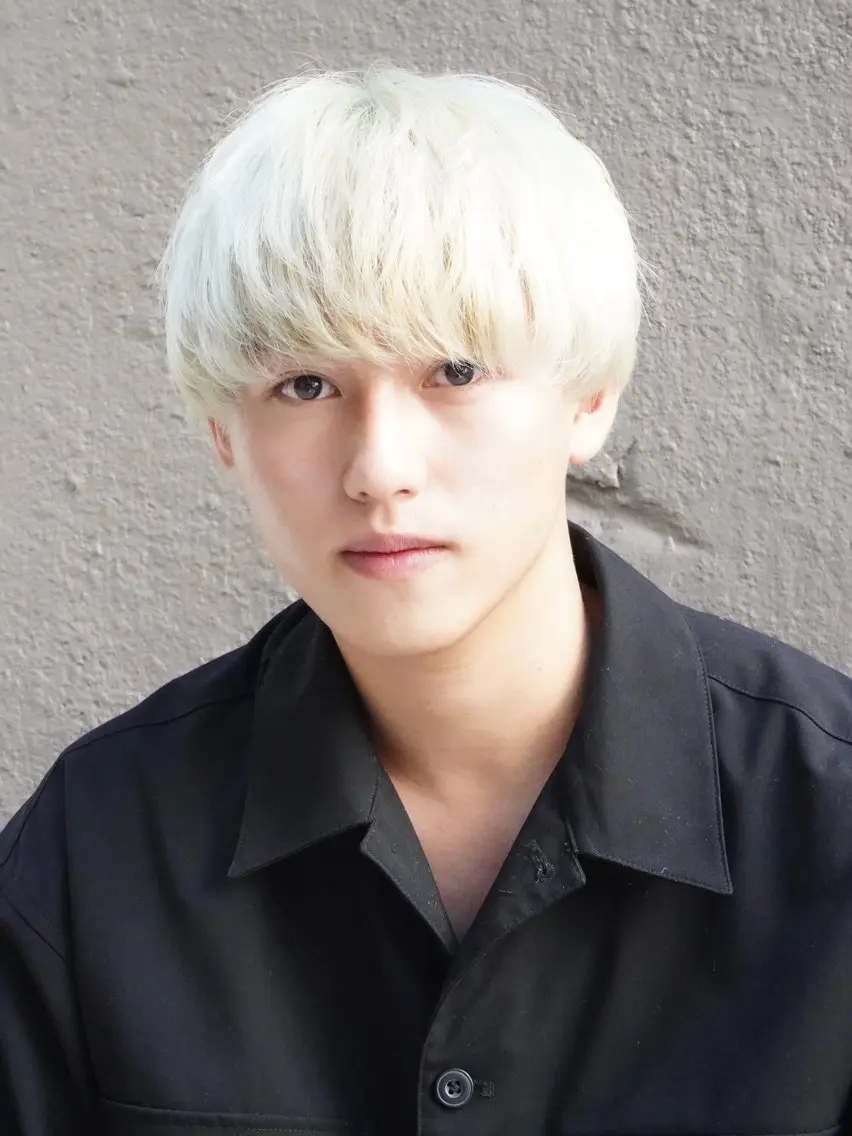 ✨【学生限定】🧑🎓メンズカット+シャンプー+ブリーチ2回+ワンカラー+眉カット+スタイリング✨ ミニモ学割🌸の写真