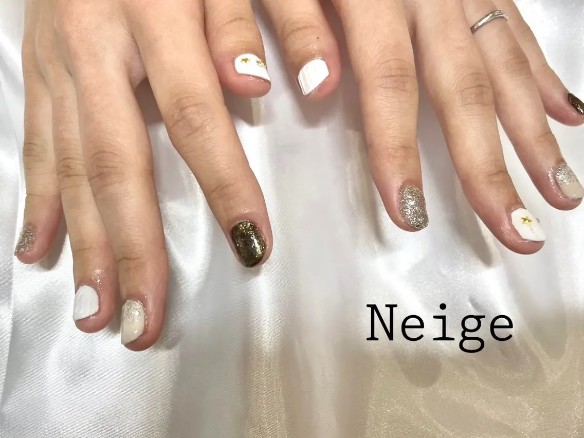 ネイル Neige‪𓂃ai ＊梅津 / 松尾のネイルデザイン