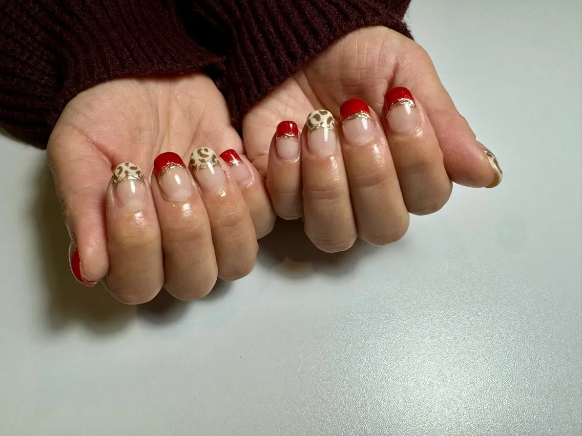 ネイル アニマル柄 plum nailのネイルデザイン