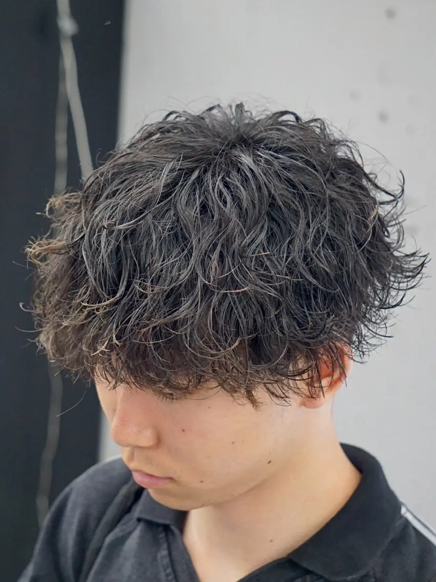 パーマ メンズ メンズパーマ カット パーマ トリートメント シャドウパーマ/原宿 /パーマ特化/橋口のヘアスタイル